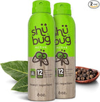 [2 Count] - Mosquito Repellent Spray - Plant Based Active Insect Protection, DEET-Free, Long-Lasting 10-12 Hour Protection - 6oz