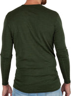 MERIWOOL Mens Base Layer - 100% Merino Wool Midweight Long Sleeve Thermal Shirt