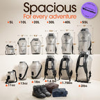 Earth Pak Waterproof Dry Bag - Roll Top Waterproof Backpack Sack Keeps Gear Dry for Kayak with Waterproof Phone Case