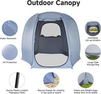 Alvantor Pop Up Screen Tent House Room Instant Outdoor Camping Canopy Sun Shelter Gazebo for Patio, Backyard & Deck, Privacy Tent(2-10 People, 8'x8' 10'x10' 12'x12')