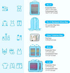 7 Set Compression Packing Cubes Packing Organizer for Travel,Travel Accessories for Carry on Luggage Suitcase Backpack Expandable Organizers