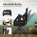 AKSOUL Hammock Camping Chair Swinging: Aluminum Alloy Adjustable Back Swinging Chair, Folding Rocking Chair with Pillow Cup Holder, Recliner for Outdoor Travel Sports Games Lawn Concerts Backyard