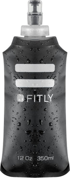 Soft Flask - Shrink As You Drink Soft Water Bottle for Hydration Pack - Folding Water Bottle Ideal for Running, Hiking, Cycling, Climbing & Rigorous Activity