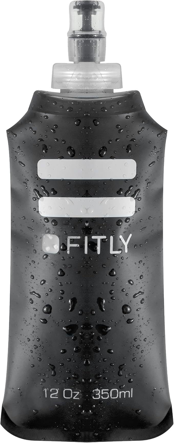 Soft Flask - Shrink As You Drink Soft Water Bottle for Hydration Pack - Folding Water Bottle Ideal for Running, Hiking, Cycling, Climbing & Rigorous Activity
