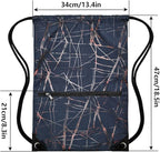 HOLYLUCK Drawstring Backpack Bag Sport Gym Sackpack