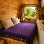 Open Road Goods Solid Color Mexican Yoga Blanket – Large Handwoven Throw for Yoga, Beach, Camping or Home – Soft and Durable Cotton Blend