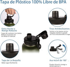 Volhoply Insulated Water Bottles Bulk 8 Pack, 40 oz Stainless Steel Sports Bottle with Paracord Handle Spout Lid, Vacuum Metal Travel Cups with Wide Mouth,Reusable Large Water Cup(Army Green,8 Set)