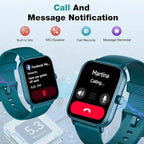 Fitpolo Smart Watch for Men Women,1.8” Touchscreen, Bluetooth Call, Alexa Built-in,24/7 Heart Rate,SpO2 Monitor,Step Counting,Sleep Tracking, IP68 Waterproof Fitness Tracker Watch for Android iPhone