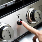 Royal Gourmet PD2301S 3-Burner Tabletop Propane Gas Griddle with Hard Cover, 24 Inch Portable Griddle for Outdoor Cooking While Camping or Tailgating, Silver & Black