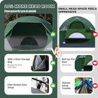 Tents 4 Person Camping Tent, Easy Setup Waterproof Family Tents for Camping, Portable Dome Tent for Outdoor Camping with Rainfly, Carry Bag