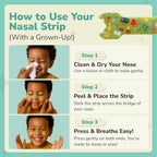 TapeGeeks Nasal Strips for Kids Nose Strips for Breathing Nasal Strip for Reducing Snoring Boys and Girls, Mix Colors
