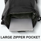 Drawstring Backpack with Mesh Pockets String Gym Bag Sackpack Sandproof Water Resistant Beach Backpack for Men Women