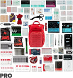 My Medic Recon PRO - HSA FSA First Aid Kit - 250+ First Aid and Survival Essentials, Supplies, & Must Have IFAK for Home, Car, Office or Business - Red