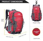 Diamond Candy Waterproof Hiking Backpack for Men and Women, Lightweight Day Pack for Travel Camping