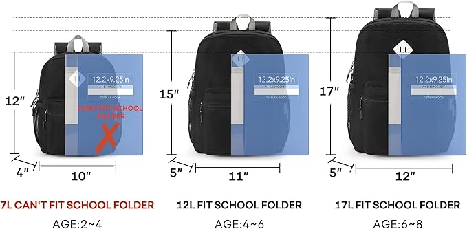 mibasies Kids Backpack for Boys 4-6: Boys Backpacks for Elementary Kindergarten