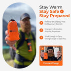 Sierra Madre Emergency Sleeping Bag – Ultralight, Waterproof Mylar Thermal Bivy Sack Tent for Hiking, Bug-Out Bags, Survival Kits