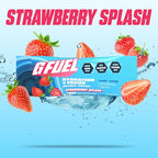 G Fuel Electrolytes Powder for Instant Hydration and Focus | Sugar Free, Strawberry Flavor, Electrolyte and Nootropic Drink Mix to Sharpen Mental Focus, 20 Servings