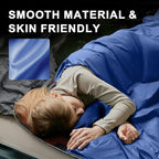 Ultralight Warm Weather Sleeping Bag - Portable, Waterproof, Compact Lightweight, Comfort with Compression Sack - Great for Outdoor Camping, Backpacking & Hiking