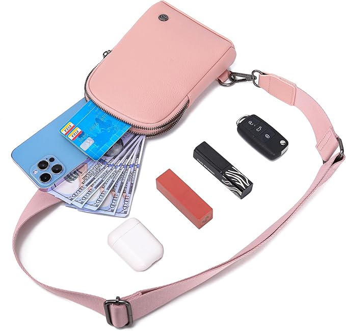 INICAT Sling Bag for Women Touchscreen Small Crossbody Cell Phone Purse Fanny Pack