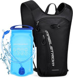 Maelstrom Running Hydration Vest, Hiking Backpack with 2L Water Bladder for Cycling Rave for Men Women