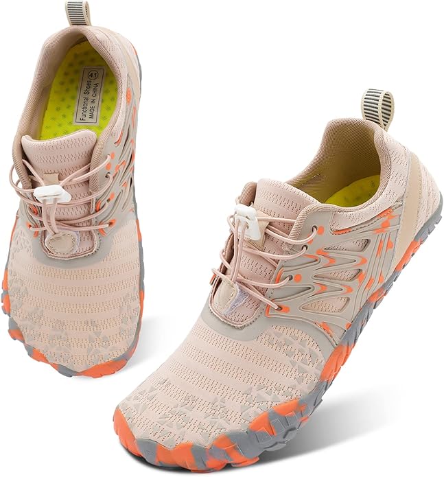 L-RUN Barefoot Water Shoes Women Mens Aqua Sock Athletic Hiking Water Sports Shoes for Swim Beach Pool Sand Diving Walking