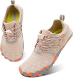 L-RUN Barefoot Water Shoes Women Mens Aqua Sock Athletic Hiking Water Sports Shoes for Swim Beach Pool Sand Diving Walking