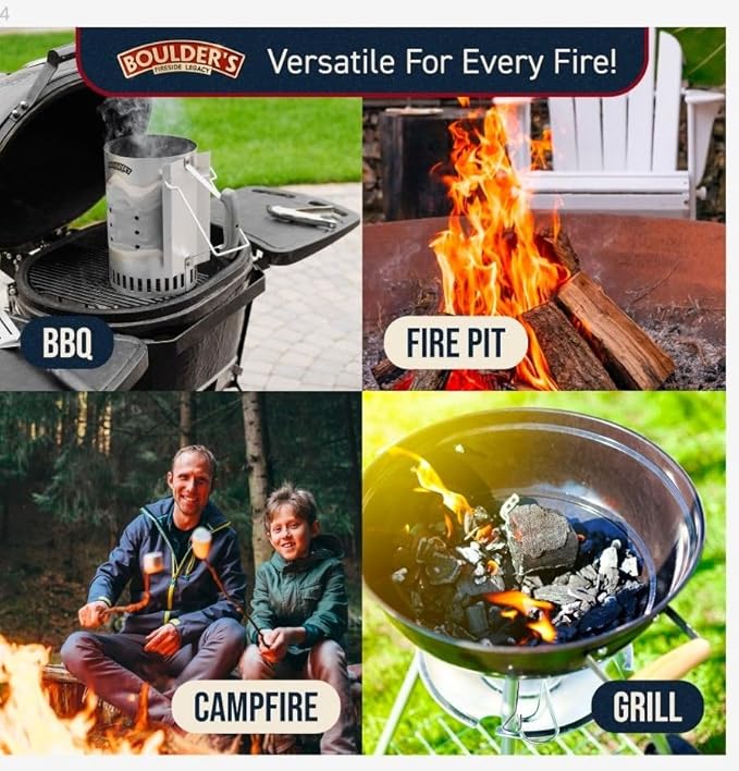 Fire Starter Rolls 60 Pack - Dense, Waterproof, Odorless - Firestarter for BBQ, Charcoal Grills, Camping, Fire Pit, Indoor Fireplace, Wood Stove - Natural, Quick Ignition, Long Burn Charcoal Starter