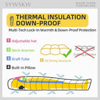 Down Sleeping Bag with Pillow, Ultralight Rectangular Sleeping Bag for Adults, Youth Backpacking,Hiking and Camping Outdoor with YKK Two-Way Zipper 680 FP Down