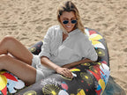 WEKAPO Inflatable Sun Lounger, Air Sofa, Hammock, Portable, Waterproof and Leak-Proof, Ideal for Backyard, Beach, Travel, Camping, Picnics and Music Festivals