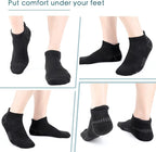 Airacker Ankle Athletic Running Socks Cushioned Breathable Low Cut Sports Tab Socks for Men and Women (6 Pairs)