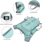 Carey STEN Hydrated Backpack, Running Vest, paired with a 1.5L Water Bag Hiking Backpack, Suitable for Running, Hiking, Marathon, and Both Men and Women