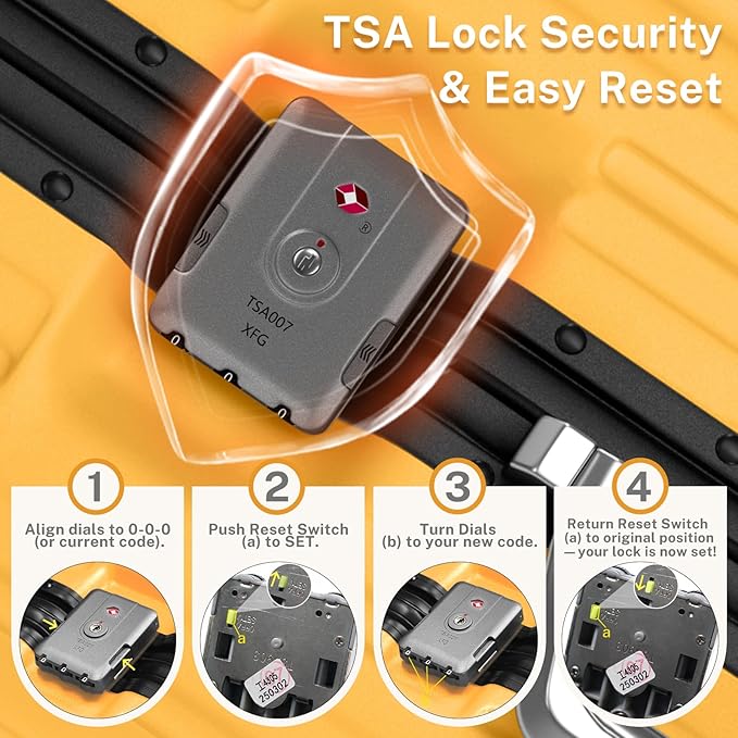 Krute Luggage 24 Inch Aluminum Frame Zipperless Suitcase with Spinner Wheels Checked Luggage PC+ABS Lightweight Hardshell