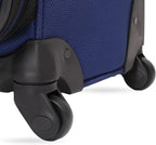 SwissGear Sion Softside Expandable Luggage – Carry-On Suitcase with 360 Degree Wheels & Retractable Handle – 21 Inch, Perfect for 1-3 Night Trips – Blue