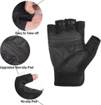 FIORETTO Fingerless Gloves, Half Finger Gloves for Driving, Cycling, Shooting, Hunting, Motorcycle, Climbing, Outdoor Work 215801