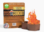 Get a Fully Lit Fire in Just 6-8 Minutes with No Kindling! Lights Wet/Frozen Wood | Plant-Based Fuels Only, Ideal for Cooking. One Starter Per Fire/BBQ. for Campfires, Fire Pit, Grilling, Bonfires