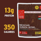 GOOD TO-GO Mexican Quinoa Bowl | Camping Food, Backpacking Food | Just Add Water Meals, Backpacking Meals | Dehydrated Meals Taste Better Than Freeze Dried Meals