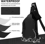 Waterproof Clear Bag for Stadium Events, Women's Crossbody Clear Sling Bag with Coin Wallet, Shoulder Bag for Daily Use