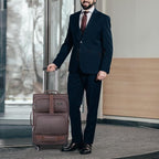 Hanke 28 Inch Softside Expandable Luggage with Spinner Wheels,Check Large Luggage Rolling Suitcase Travel Luggage with TSA Approved,Coffee