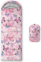 QOOMO Animals Camping Sleeping Bags,3 Season Warm & Cool Weather,Lightweight,Waterproof Sleeping Bags for Adults & Kids,Traveling,and Outdoors,Camping Gear Equipment