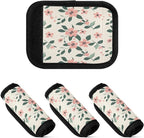 Qilmy Fresh Style Floral Fragments Luggage Handle Wrap 2Pack Luggage Identifiers Tag Comfort Handle Grips Cover for Stroller Suitcase Bag Airplane Travel Accessories1499