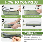 BAGAIL 6 Set Ultralight Compression Packing Cubes Packing Organizer for Travel Accessories Luggage Suitcase Backpack