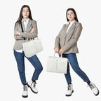 TOPDesign Heavy-Duty Canvas Tote Bag for Women, Adjustable Crossbody/Shoulder Handbag with 9 Pockets, Everything Tote