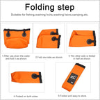 Esthesia Collapsible Bucket, 5 Gallon Portable Folding Water Container for Travelling, Camping, Hiking, Fishing, Gardening