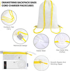 Lightweight Compression Packing Cubes for Suitcases, Compressible Expandable Travel Packing Organizer with Clear Toiletries and Backpack Bag, Travel Essentials for Carry on Luggage 7 Set