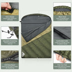 AGEMORE Sleeping Bag for Adults, Single and Double Size, Lightweight Waterproof XXL Sleeping Bag for Adults Kids Couples Camping Hiking Backpacking Or Traveling, Warm & Cold Weather