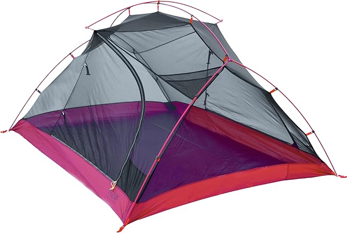 Near Zero 1-3 Person Ultralight Backpacking Tents, up to 2 Doors, 20D Ripstop Waterproof Sealed Nylon, Freestanding, Rainfly, 3 Season, with Lightweight Aluminum Frame. Easy Setup System
