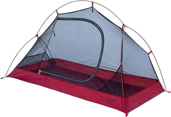 Near Zero 1-3 Person Ultralight Backpacking Tents, up to 2 Doors, 20D Ripstop Waterproof Sealed Nylon, Freestanding, Rainfly, 3 Season, with Lightweight Aluminum Frame. Easy Setup System