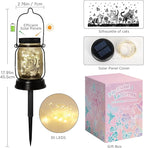 Cat Gifts Cat Solar Lanterns Cat Solar Lights Outdoor Cat Lover Gifts for Women Men Cat Lovers Gifts Hanging Cat Lanterns with Stake for Yard Lawn Garden Decor Waterproof Cat Butterfly Lantern Torches