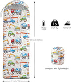 QOOMO Animals Camping Sleeping Bags,3 Season Warm & Cool Weather,Lightweight,Waterproof Sleeping Bags for Adults & Kids,Traveling,and Outdoors,Camping Gear Equipment