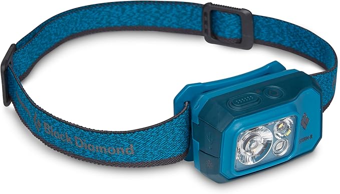 Black Diamond Storm 500-R Headlamp, Azul